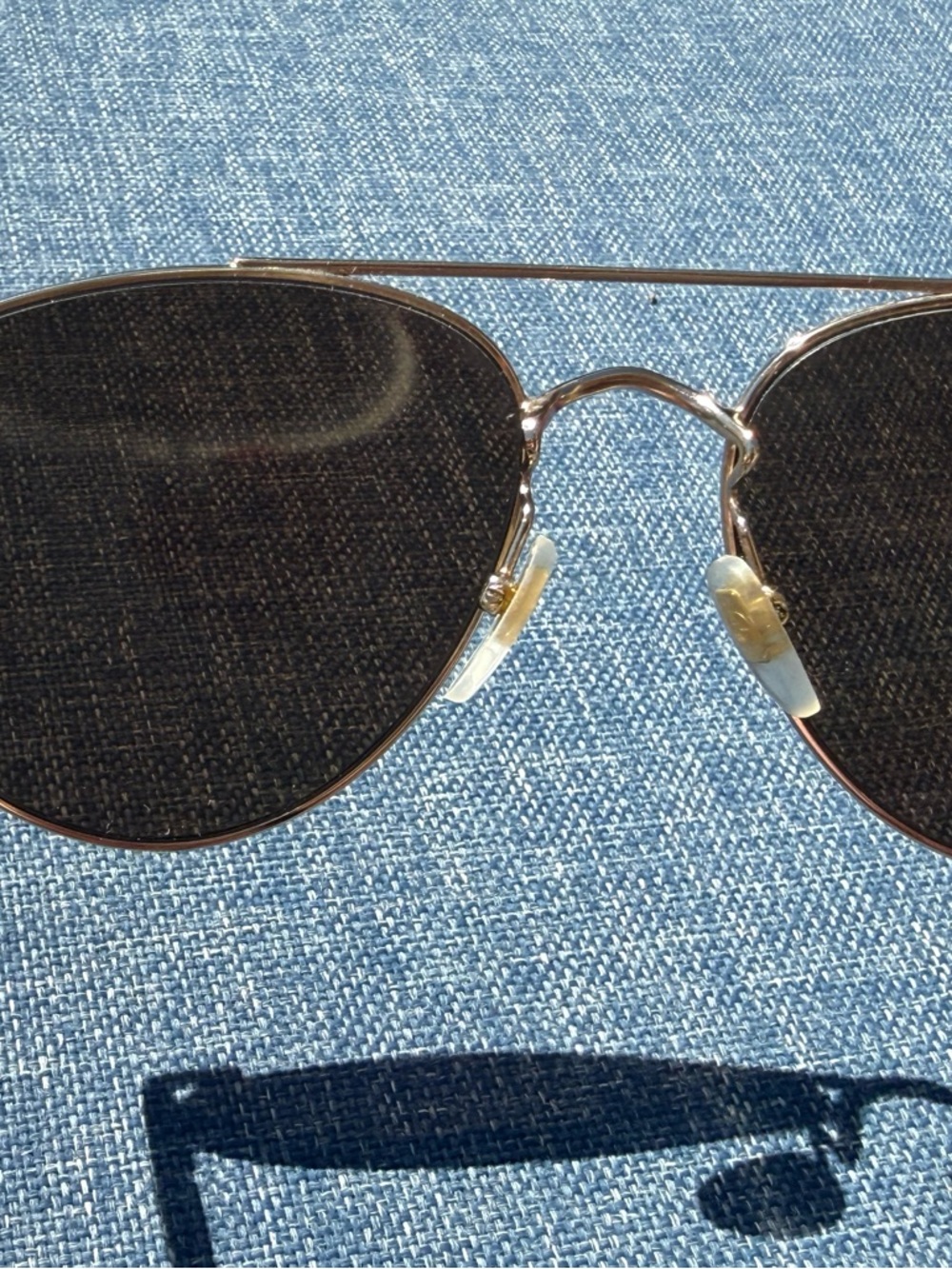 GUCCI Gold Frame Aviator Sunglasses with Brown Lenses ❤️ - Picture 13 of 15
